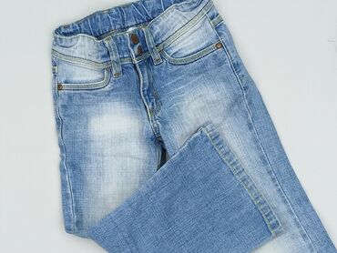 spodnie mom jeans jasne: Spodnie jeansowe, H&M, 3-4 lat, 98/104, stan - Dobry