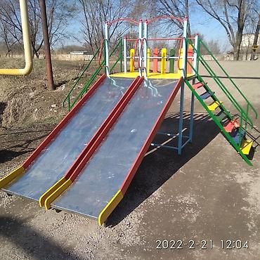 горки: Детская, двух скатная горка! отлично подходит для небольших детских — 2