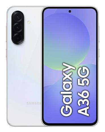 samsung fold 5: Samsung Galaxy A36 5G, 256 GB, rəng - Ağ, İki sim kartlı — 1
