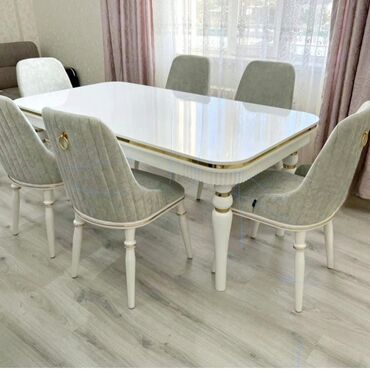 Masa və oturacaq dəstləri: Qonaq otağı üçün, Yeni, Dördbucaq masa — 8