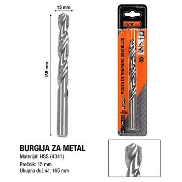 KMT 4341 burgija za metal sa ojačanom ivicom – 15 mm - Brend: Kmt