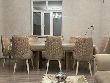 Divan və masa dəstləri: Yataq mebeli, künc divan, Stol, 8 stul, jurnalnı, cami 5 ay işlanib — 8