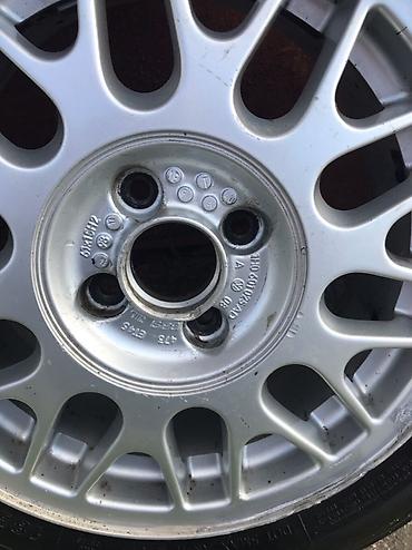 583 585: Литые Диски R 15 Volkswagen, Комплект, отверстий - 4, Б/у — 4