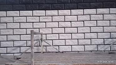 Бетонные еврозаборы: Декоративные панели/блоки для облицовки забора “под кирпич” - — 9