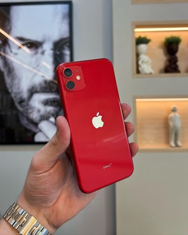 apple qulaqciq: IPhone 11, Красный