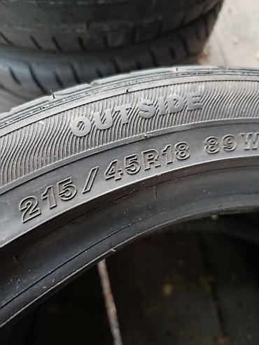 work r18: Шины 215 / 45 / R 18, Лето, Б/у, Пара, Легковые, Япония, GoodYear — 3