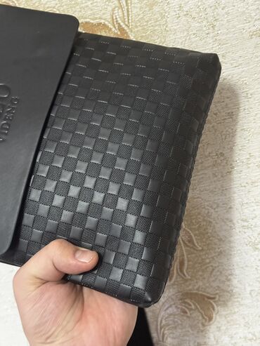 Барсетки: Барсетка, Материал: Искусственная кожа, Разделенные отделения, Регулируемый ремень, Съёмный ремень, Новый — 2