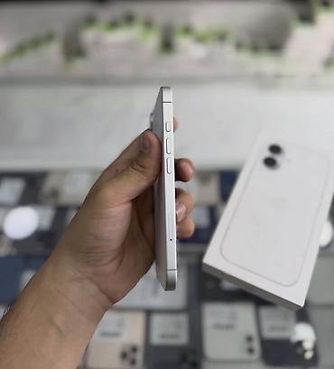 Мобильные телефоны и аксессуары: IPhone 16, 128 ГБ, Белый, Гарантия, Беспроводная зарядка, Face ID — 3