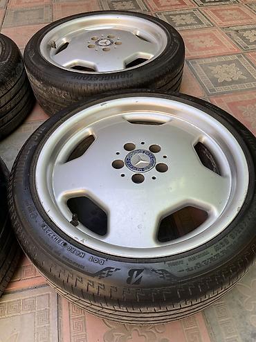 мерс моноблок: Литые Диски R 18 Mercedes-Benz, Комплект, отверстий - 5, Б/у — 8