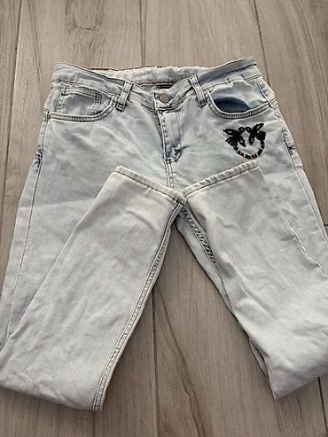 svecane torbe: PINKO ženske farmerke – svetlo ispran plavi denim - Brend: PINKO — 1