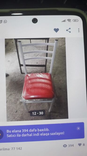 Stullar: Stullar Fabrikdən birbaşa satışı var Model coxdur Modellərə görə -da lalafo.az — 15 Stullar: Stullar Fabrikdən birbaşa satışı var Model coxdur Modellərə görə — 15