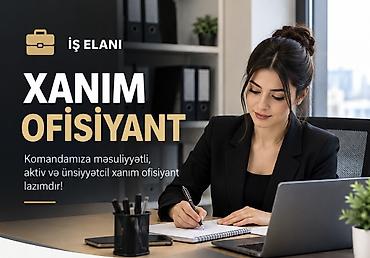 aspaz is elani: Ofisiant tələb olunur — 1