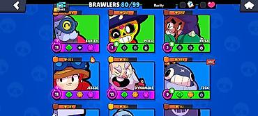 İT, komputerlər, əlaqə: Brawl Stars oyun hesabı Xüsusiyyətlər: - Kupa: 30,865 (ən yüksək — 4