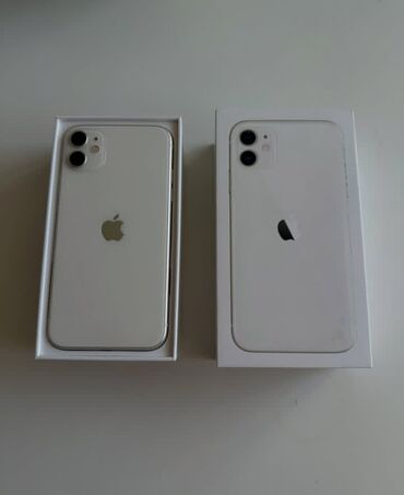 Apple iPhone: IPhone 11, 256 GB, Ağ, Face ID