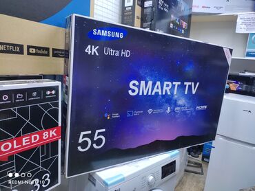 теле: Телик Телевизоры Samsung Android 13 с голосовым управлением, 55