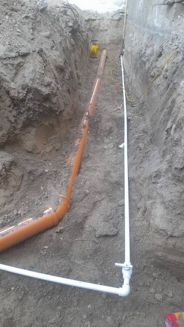 Канализационные работы: Канализационные работы | Монтаж канализационных труб Больше 6 лет опыта — 1