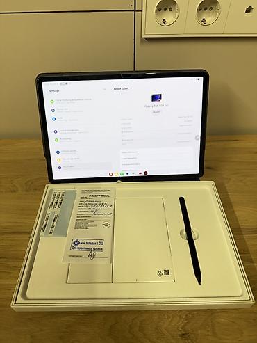 Планшеты: Планшет, Samsung, память 256 ГБ, 12" - 13", 5G, Б/у, Классический цвет - Черный — 1