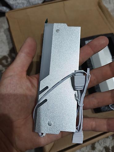 ssd 2: Алюминиевый радиатор-охладитель для M.2 SSD с подсветкой 800с за обоих — 1