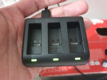 gopro hero 10: GoPro Hero Aksiyon Kameralar ücün 3 cixişli olan sarj dolduran cihaz
