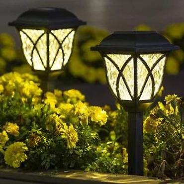 Baštenska rasveta: SOLARNI FENJERI NOVI VELIKE SOLARNE LAMPE 6 KOMADA AKCIJA | Cene — 6
