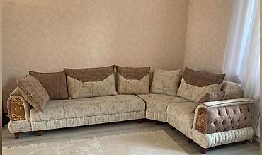 ev nerdivani: Divan satılır 650₼. Açılır bazası var. Ölçü 3/1.7. Ünvan Ləiş — 1