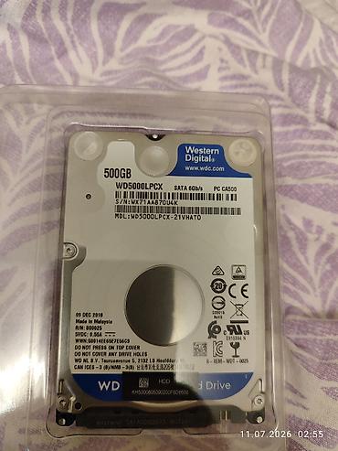 WD Blue 500GB (WD5000LPCX) жесткий диск 2.5" Продаю новый