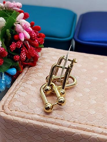 Zərgərlik əşyaları: Sırğa, Tiffany, Sarı qızıl, 585 Əyar, 443 g — 3