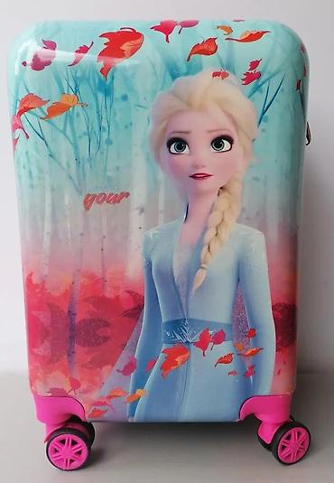 sinsej skafander: Dečiji kofer sa motivom Else iz popularnog crtanog filma Frozen. Kofer — 8