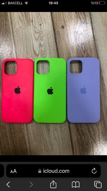 Kabrolar: Iphone 13 Slicon Kabrolar 1 ededi 5 manat Cox az Islenib Pakofqa