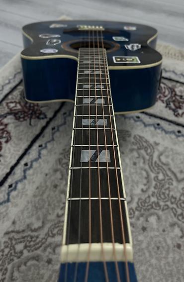 Гитары: Электроакустическая гитара с вырезом (cutaway), цвет – синий градиент — 8