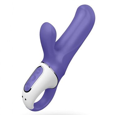 игрушки для взрослых купить: Сексигрушки Вибратор Satisfyer Vibes Magic Bunny  Массивный ствол
