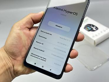 Уюлдук телефондор жана аксессуарлар: Redmi, Redmi Note 13, Колдонулган, 128 ГБ, түсү - Кара, 2 SIM — 4