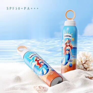 склад косметики: Детский солнцезащитный спрей SPF 50+ идеально адаптирован для