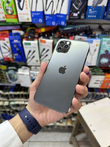 iphone xs max на запчасти: IPhone 12 Pro, Колдонулган, 128 ГБ, Кара, Коргоочу айнек, Каптама, 88 %