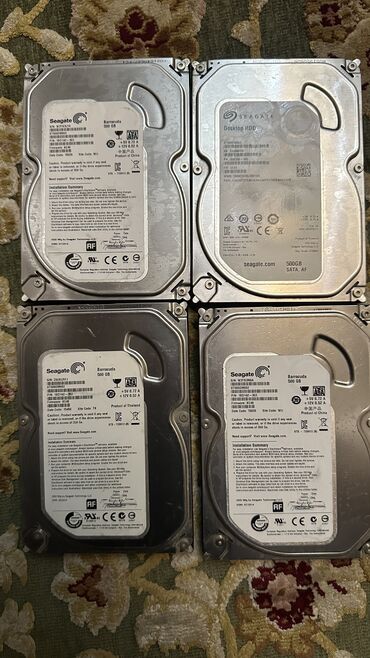 Жесткие диски, переносные винчестеры: Накопитель, Б/у, Seagate, HDD, 512 ГБ, 3.5", Для ПК
