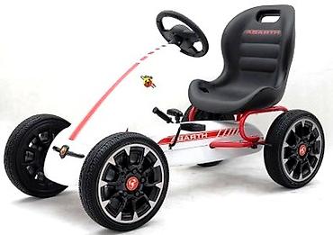 markirane haljine: Karting na pedale Abarth – beli Šifra proizvoda: 061995Beli-260 - — 1