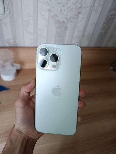 Apple iPhone: IPhone 16 Pro Max, Б/у, 512 ГБ, White Titanium, Чехол, Коробка, 100 %
