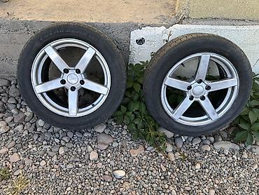 Колеса в сборе 225 / 55 / R 17, Всесезонная, Б/у, Комплект, Легковые, Литые, отверстий - 5