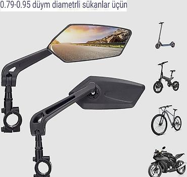 Velosiped/skuter/motosiklet üçün sükan güzgüləri dəsti - Uyğunluq lalafo.az -da Velosiped/skuter/motosiklet üçün sükan güzgüləri dəsti - Uyğunluq