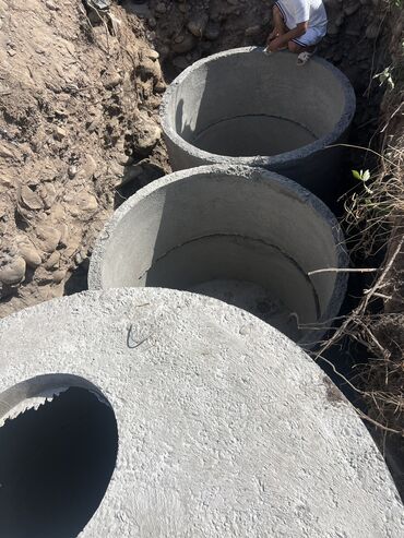 Железобетонные (ЖБИ) кольца для септика: Железобетонное (ЖБИ) кольцо для септика Размер: 110 x 90 x 9 см, Платная установка, Оптом — 28