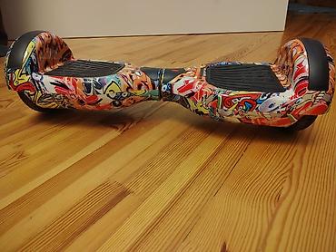 skoter: Qraffiti dizaynlı 2 təkərli hoverboard (self-balance skuter) çox az — 2