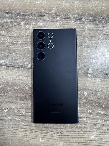 Samsung: Samsung Galaxy S23 Ultra, Б/у, 256 ГБ, цвет - Черный, 2 SIM — 1