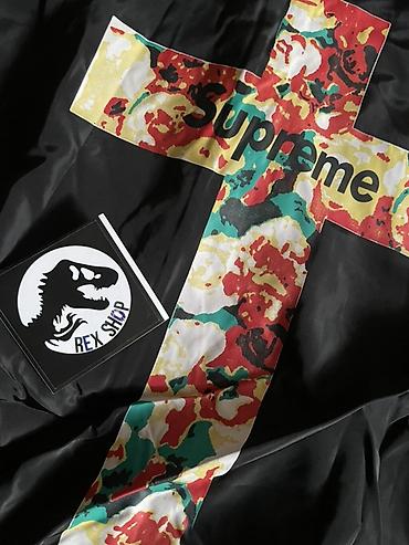 supreme свитшот: Ветровка, Осень-весна, С капюшоном, XL — 5