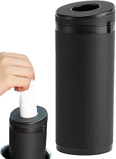 Qab-qacaq və mətbəx ləvazimatları: Avtomobil üçün silindr formalı salfet qabı - Universal ölçü: əksər — 1