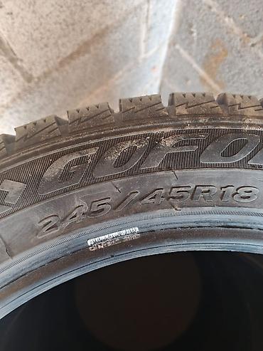 800 куль: Продам Зимние шины Goform 245/45 R18 100S — комплект из 4 шин, в — 1