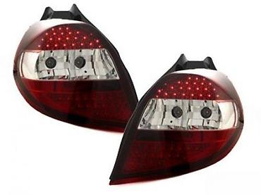 KRISTALNA LED STOP SVETLA RENAULT RENO CLIO 3 III | Kristalna crveno