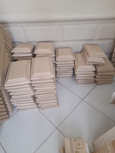 Digər bitirmə materialları: Fasad üçün dekorativ elementlər və hazır detallar - Material: sıxlığı — 88