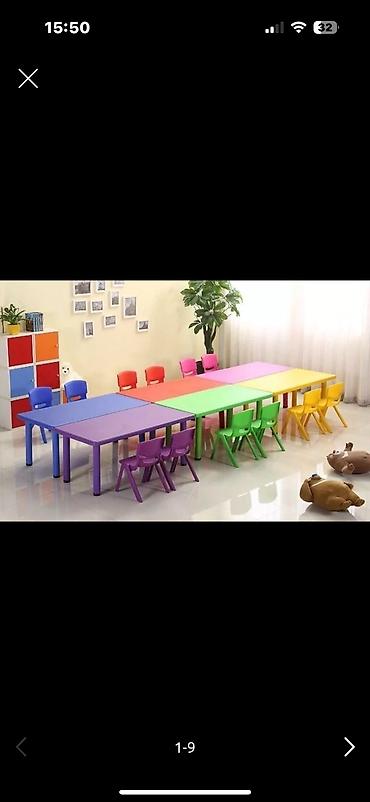Детские стулья: В наличии имеются гелевые столы и стулья хорошего качества для садика — 11