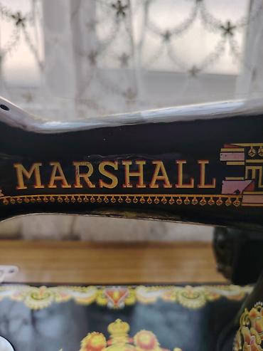 1: Marshall tikiş maşını – masa ilə birlikdə - Marka/model: Marshall — 2