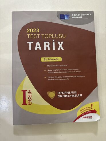 texnologiya test toplusu 2021 pdf: Tarix: test toplusu 1-ci hissə